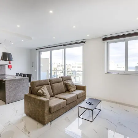 Swieqi Luxury Charm Cityline View Apartmán Ta' Gokondu